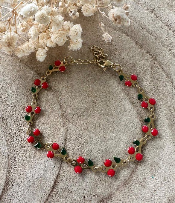 BRACELET CERISE