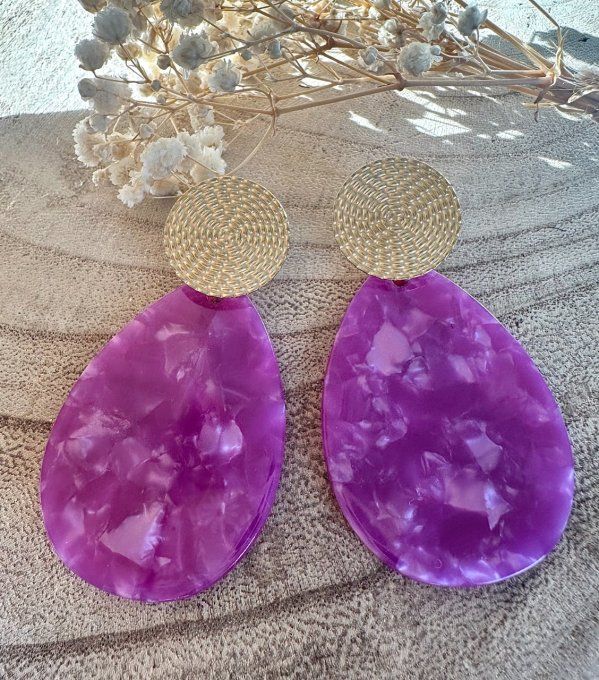 BOUCLES D'OREILLES VIOLETTA