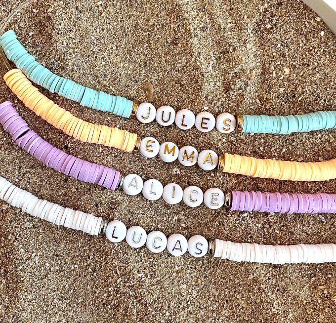 BRACELET PERLES & LETTRES